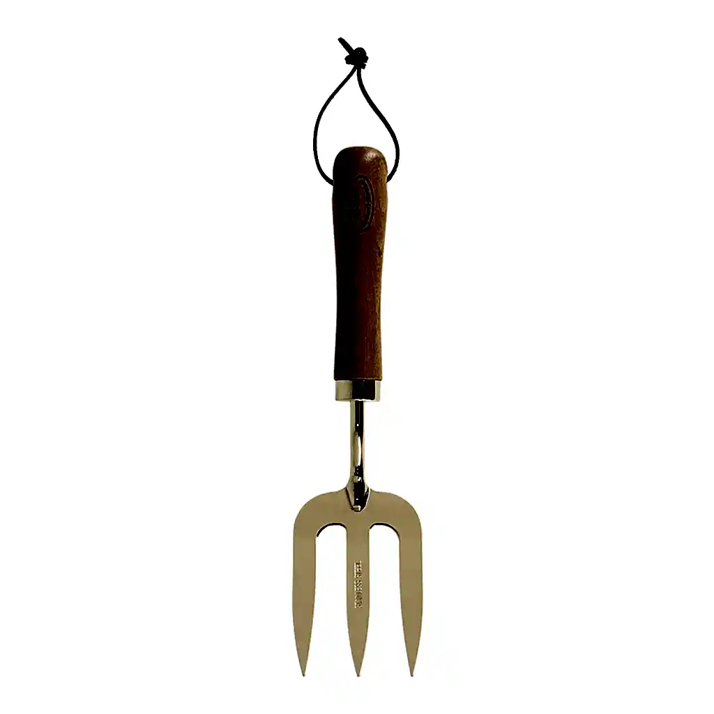 Beech Wood Fork Gold Plated 
Stainless Steel
