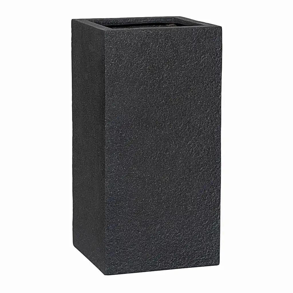 Bouvy Granite Planter - Midnight Black