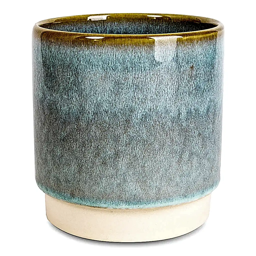 Copenhagen Plant Pot - Aqua - 13.5 x 14cm