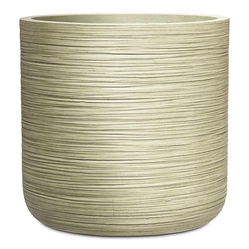 Dune Cylinder Planter Green - 38x37cm