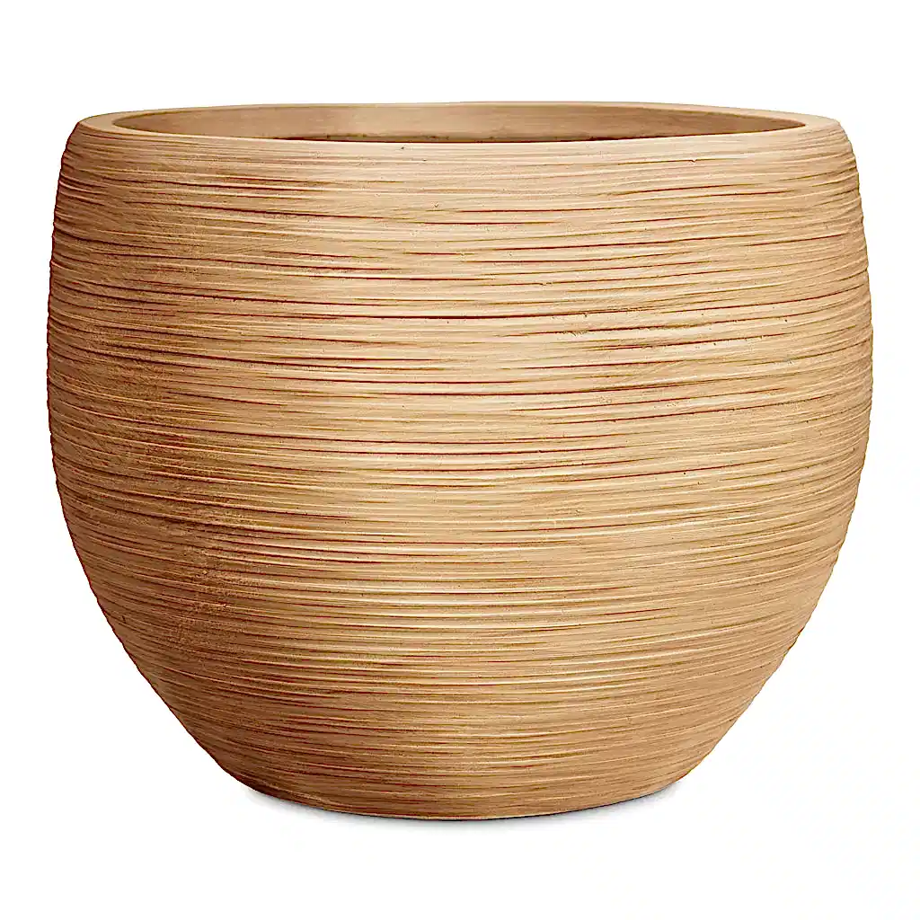 Dune Globe Planter Almond - 50x38cm