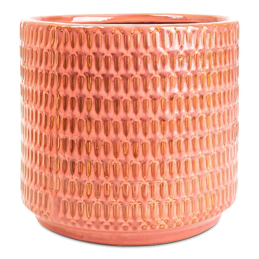 Flor Orange Plant Pot Pink Cast