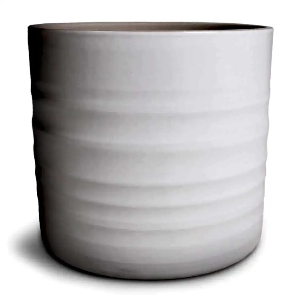 Hadleigh Plant Pot - White Mid