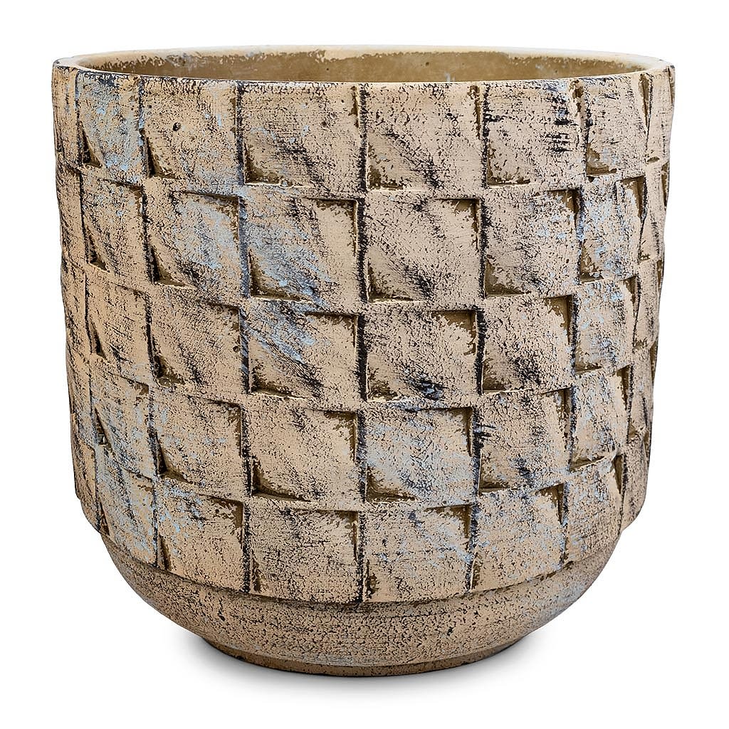Jim Plant Pot - Shell - 21 x 19cm