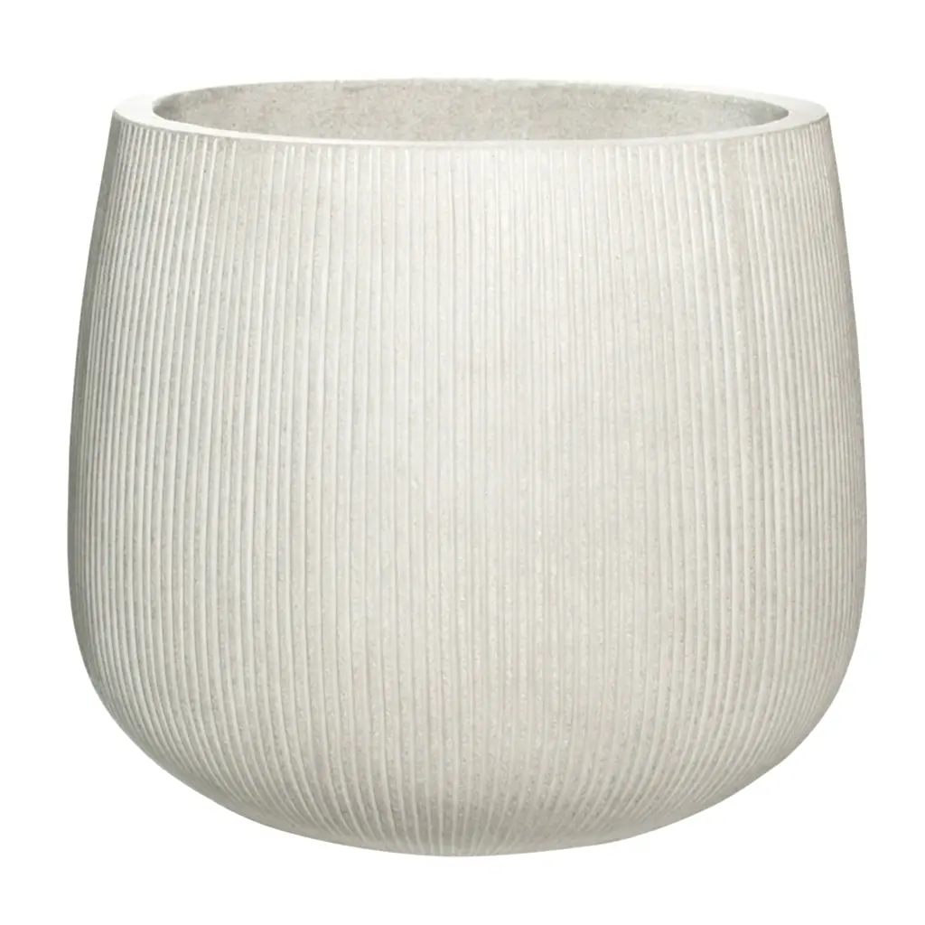 Pax Planter - Ridged Cement XL