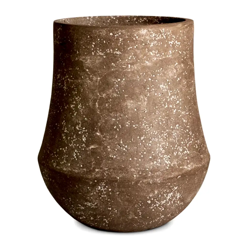 Polystone Coated Darcy Planter - Rock