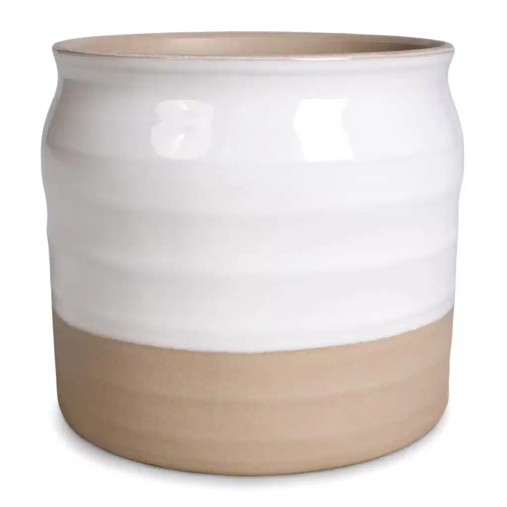 Puro Ripple Plant Pot - White