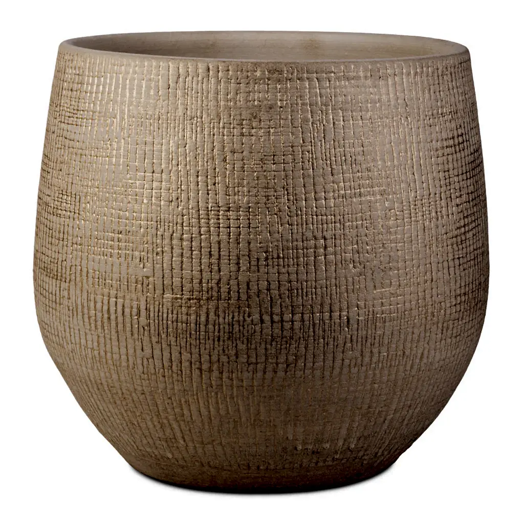 Ryan Plant Pot - Sand Gold