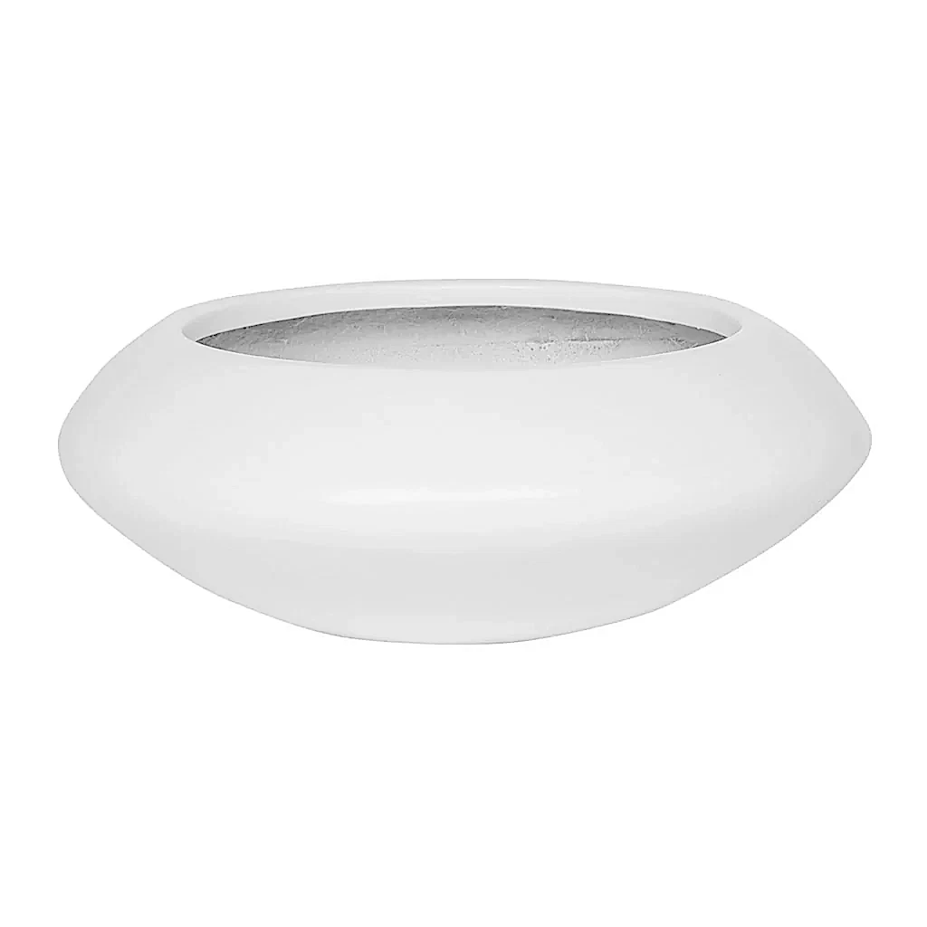 Tara Essentials Bowl Planter - Matt White XL