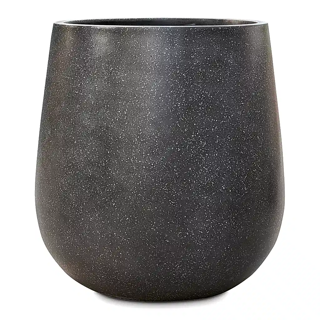 Terrazzo Balloon Planter - Black