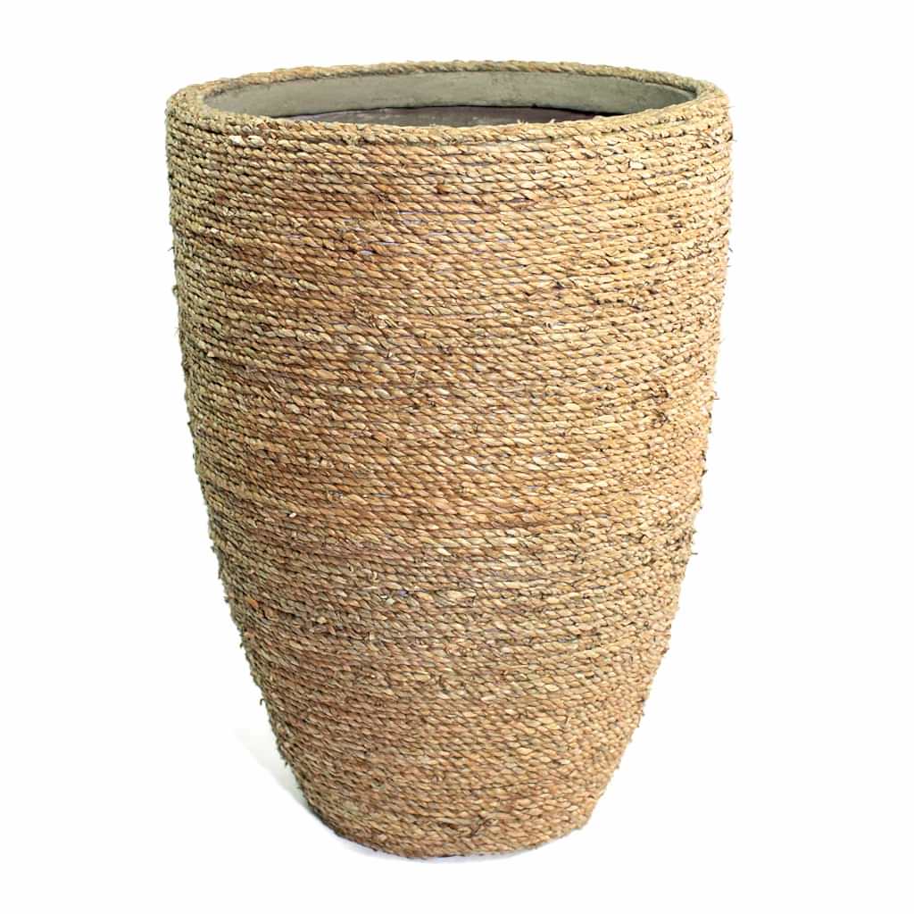 Ben Plant Pot Straw Grass Large