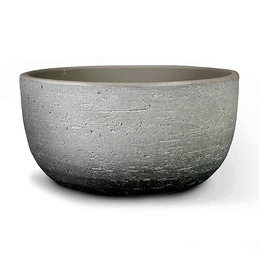 Cas Plant Bowl - Cool Grey
