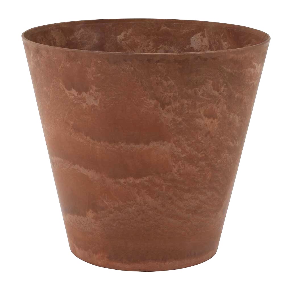 Claire Artstone Plant Pot - Rust - Large XL