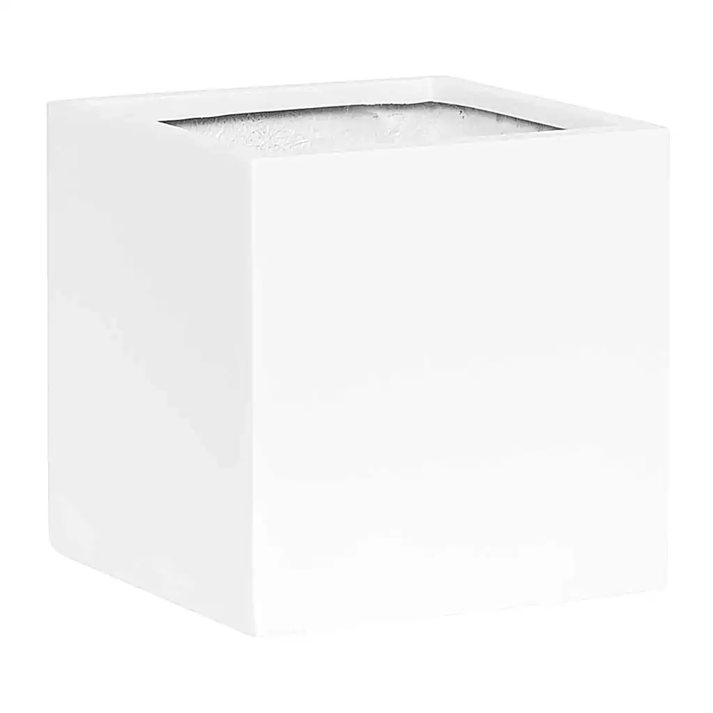 Fleur Planter Matt White - Medium
