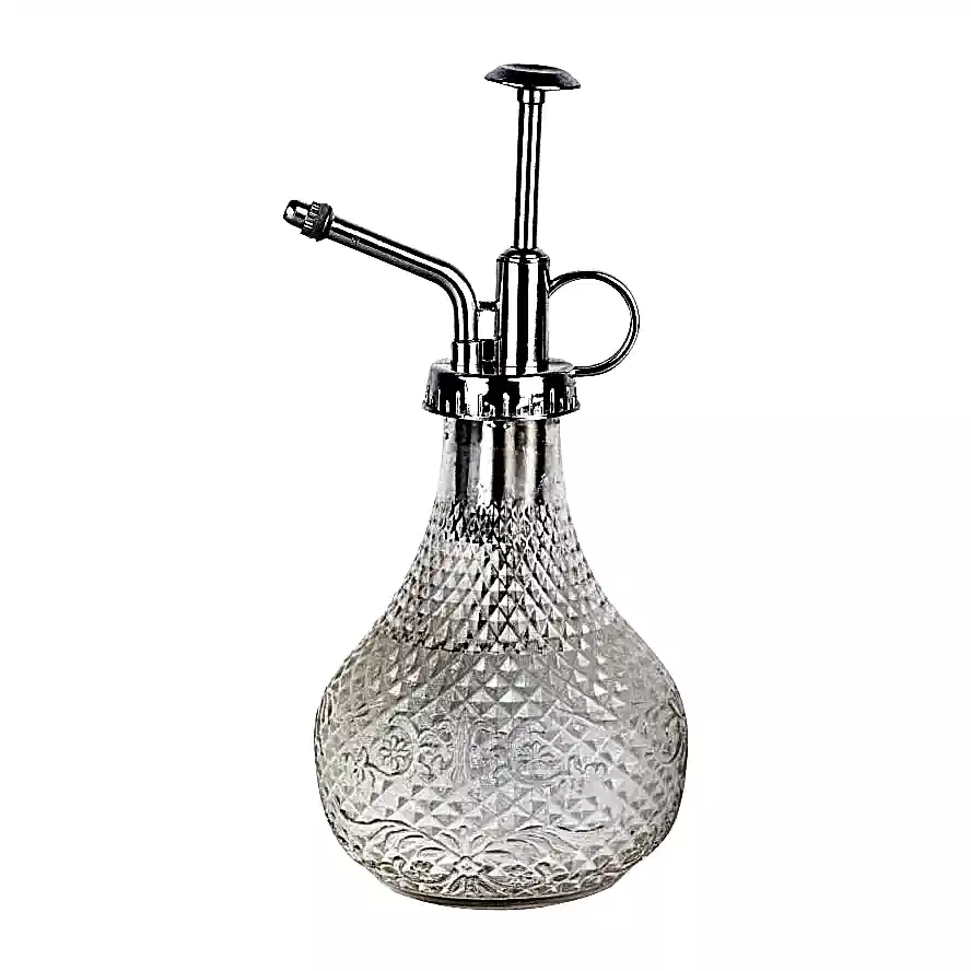 Hobnail Patterned Glass Atomiser For Indoor Plants