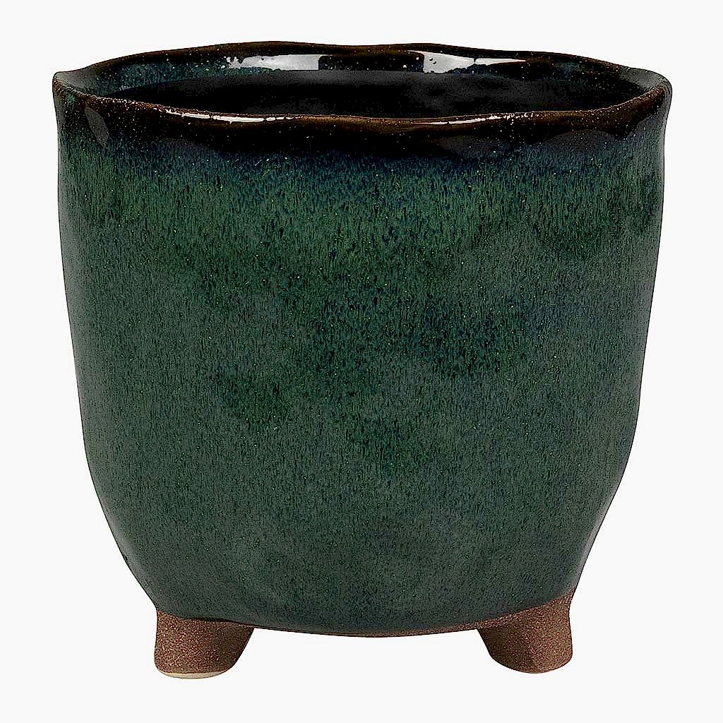 Kaat Plant Pot - Petrol - Medium