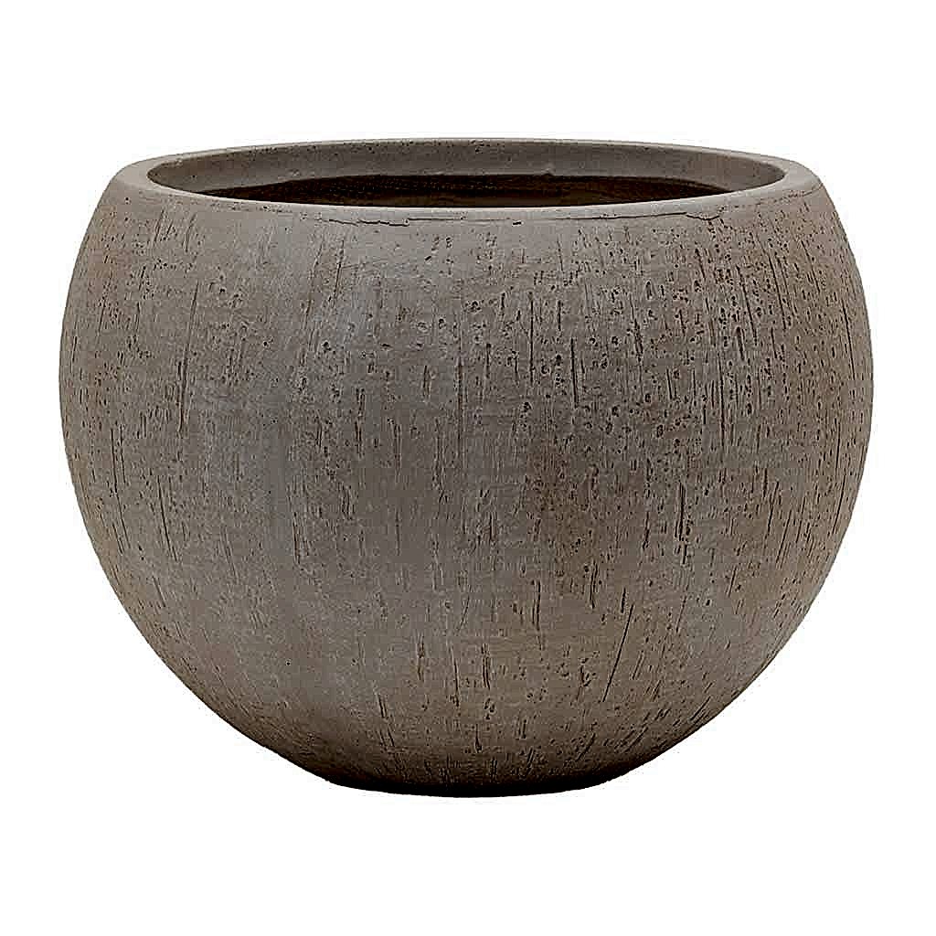 Raindrop Bowl Planter - Stone