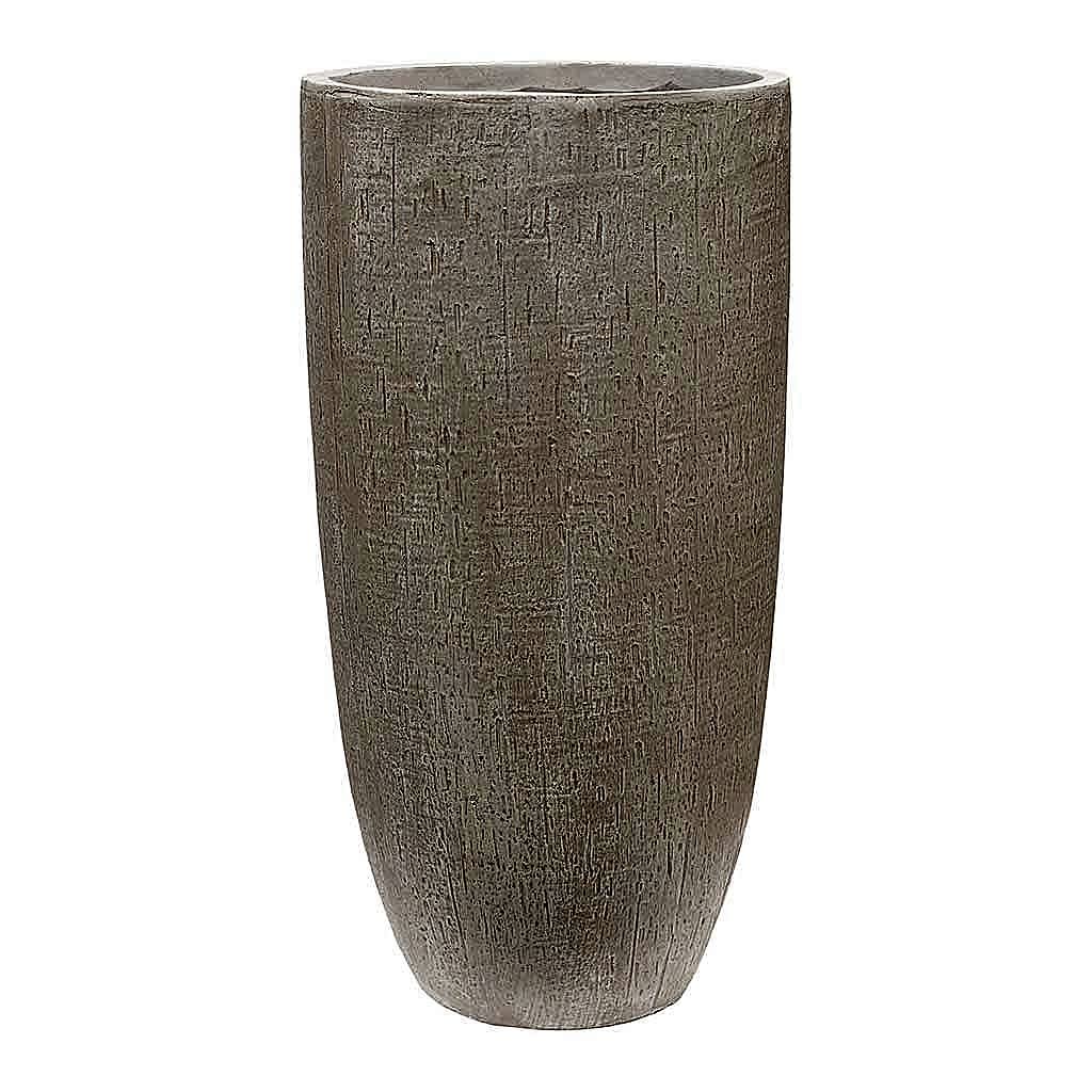 Raindrop Tall Vase Planter - Stone 32cm