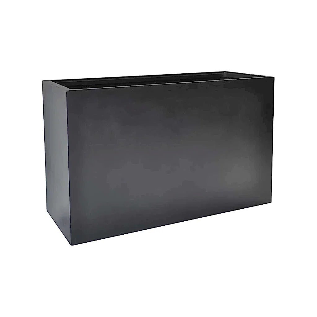Solid Rectangle Planter - Dark Grey